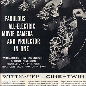 Wittnauer Movie Camera Ad 1958