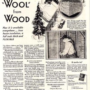 Wood Conversion Company Insulation Ad 1930