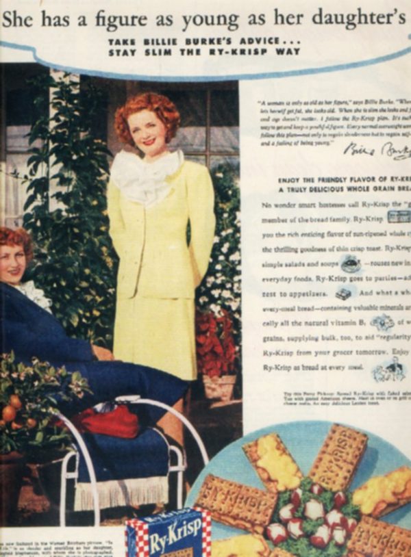 Billie Burke Ry-Krisp Ad 1942