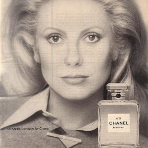 Catherine Deneuve Chanel Perfume Ad 1975