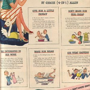 Gracie Allen Swan Soap Ad 1944