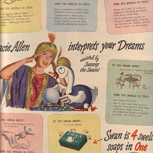Gracie Allen Swan Soap Ad May 1944