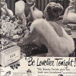 Joan Caulfield Lux Toilet Soap Ad 1947