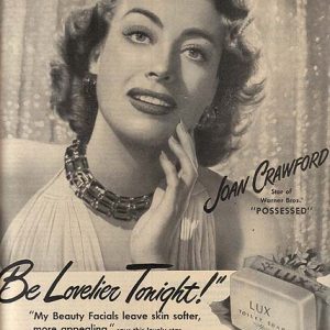 Joan Crawford Lux Toilet Soap Ad 1947