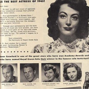 Joan Crawford RC Cola Ad 1946