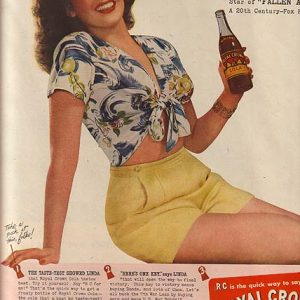 Linda Darnell RC Cola Ad 1945