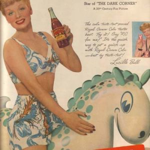 Lucille Ball RC Cola Ad 1946