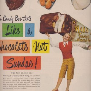 Mars Candy Bar Ad May 1951