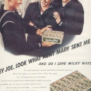 Milky Way Candy Bar Ad 1942