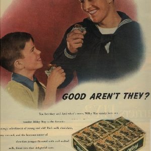 Milky Way Candy Bar Ad 1943