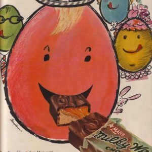 Milky Way Candy Bar Ad April 1954