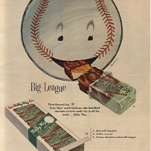 Milky Way Candy Bar Ad May 1954