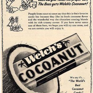 Welch's Candy Ad 1949
