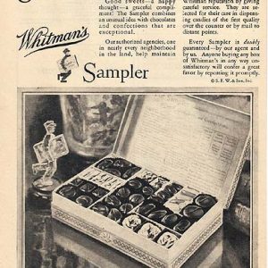 Whitman's Candy Ad 1927
