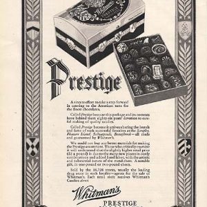 Whitman's Candy Ad 1928