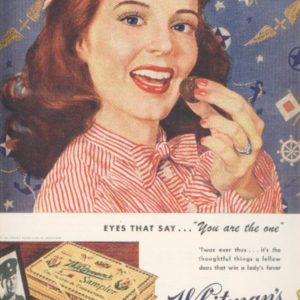 Whitman's Candy Ad October 1943