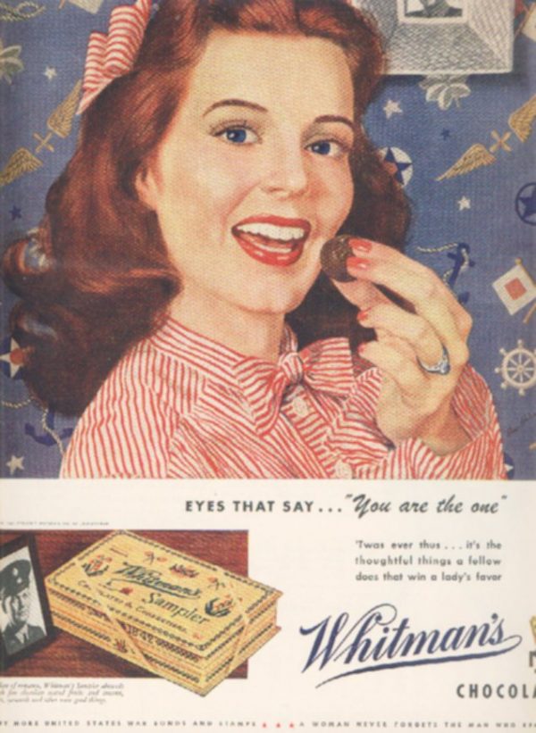 Whitman's Candy Ad October 1943
