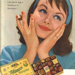 Whitman's Candy Ad October 1958