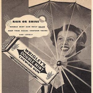 Wrigley's Gum Ad 1937