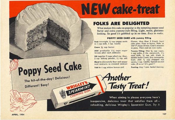 Wrigley's Gum Ad 1954