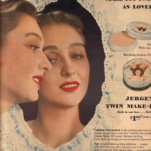 Celeste Holm Jergens Makeup Ad 1945