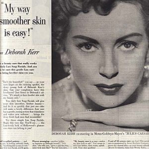 Deborah Kerr Lux Toilet Soap Ad 1953