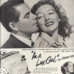 Evelyn Keyes Lux Toilet Soap Ad 1949