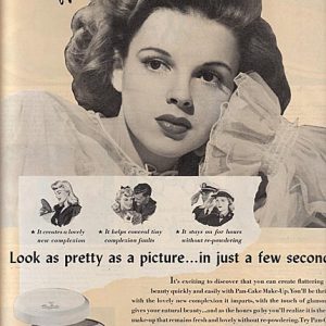 Judy Garland Max Factor Makeup Ad 1943