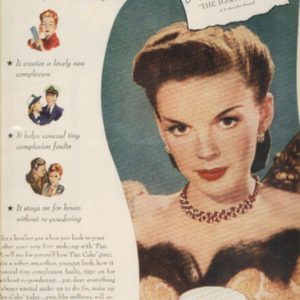Judy Garland Max Factor Makeup Ad 1945