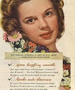 Judy Garland Woodbury Makeup Ad 1944