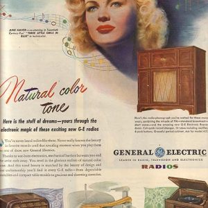 June Haver General Electric Radios Ad 1946