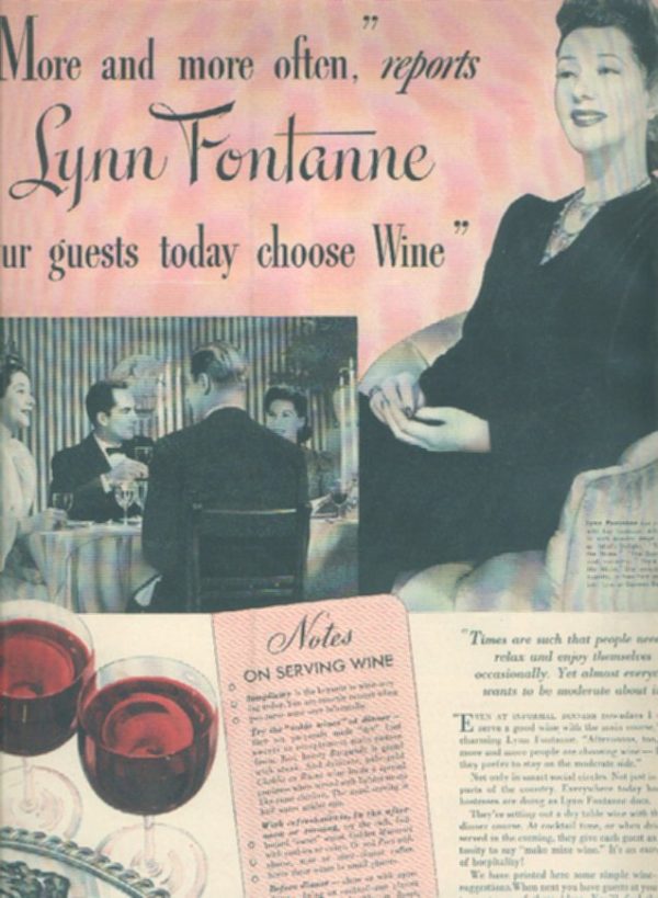 Lynn Fontanne Ad 1941