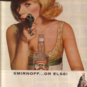 Tammy Grimes Smirnoff Vodka Ad 1964