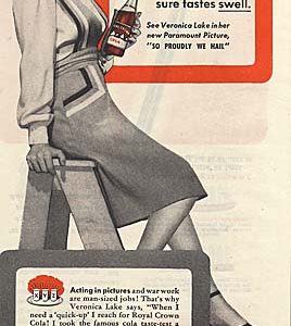 Veronica Lake RC Cola Ad 1943