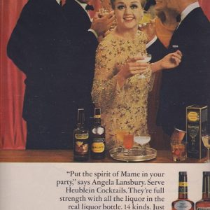 Angela Lansbury Heublein Cocktails Ad 1966