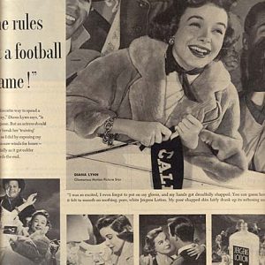 Diana Lynn Jergens Lotion Ad 1952