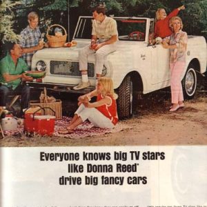 Donna Reed International Harvester Scout Ad 1965