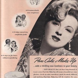 Ilona Massey Max Factor Makeup Ad 1942