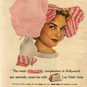 Janet Leigh Lux Toilet Soap Ad 1953