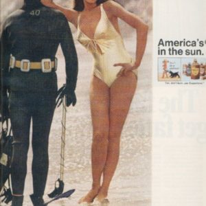 Julie Newmar Coppertone Suntan Lotion Ad June 1969