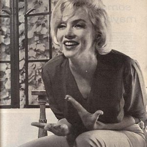 Marilyn Monroe Ad August 1962