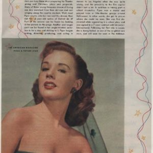 Piper Laurie Ad 1950