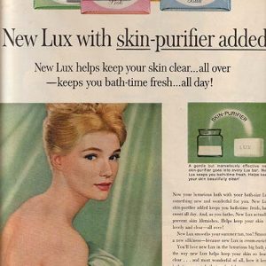 Yvette Mimieux Lux Bath Soap Ad 1960