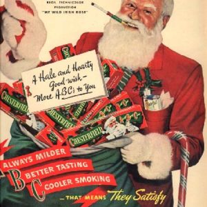 Alan Hale Chesterfield Cigarettes Ad 1947
