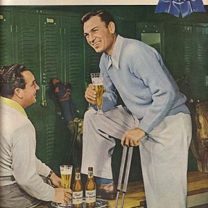 Ben Hogan Pabst Blue Ribbon Beer Ad 1950
