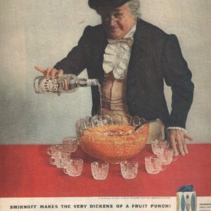 Cliff Arquette Smirnoff Vodka Ad 1959