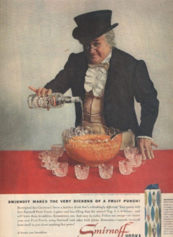 Cliff Arquette Smirnoff Vodka Ad 1959