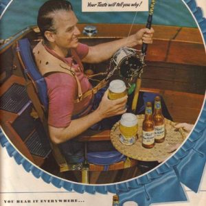 Douglas Fairbanks Jr Pabst Beer Ad 1949