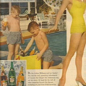 Esther Williams Canada Dry Ad 1956