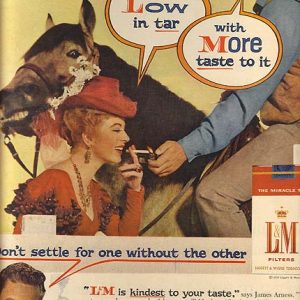 James Arness L & M Cigarettes Ad 1959